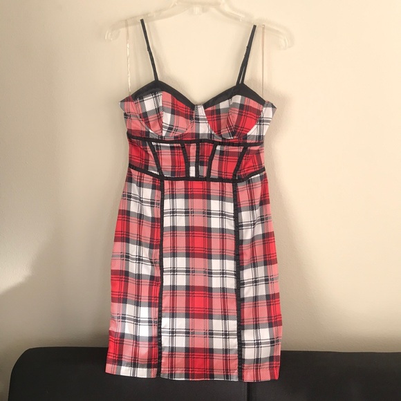 DO+BE Dresses & Skirts - Plaid corset style dress - Do & Be